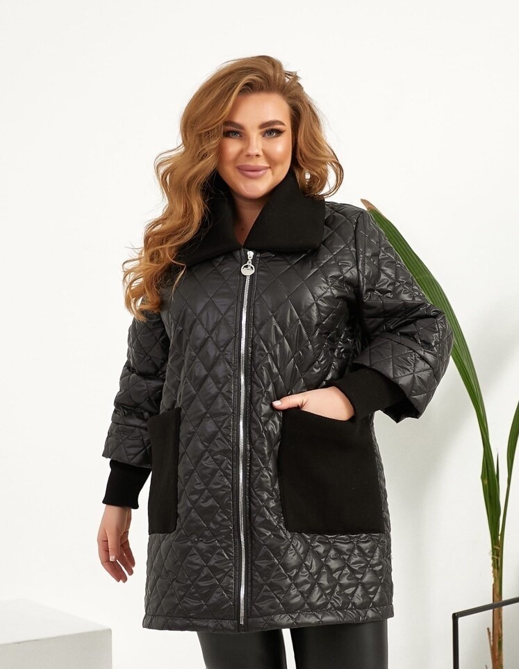 Куртка деми Fashion FT-6767 Черная женская легкая р. 015365, Куртка деми Fashion FT-6767 Черная женская легкая р.64-66 015365
Куртка деми Fashion FT-6767 Черная женская легкая р. 015365, Куртка деми Fashion FT-6767 Черная женская легкая р.64-66 015365