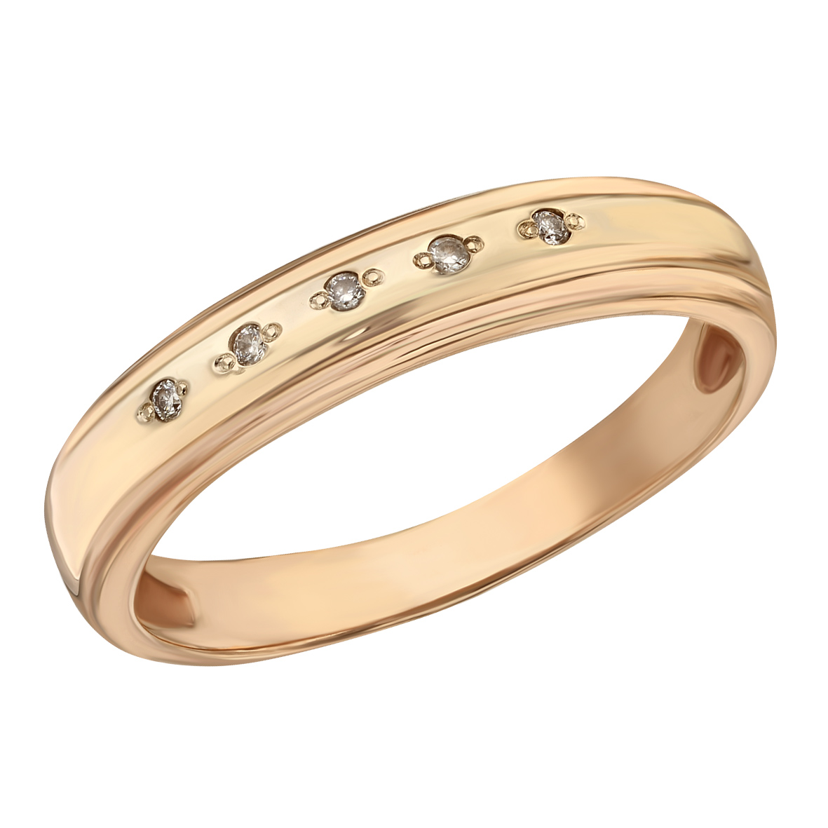 Обручальное кольцо из красного золота с бриллиантами Tango Jewellery Company 750026 размер 19
Обручальное кольцо из красного золота с бриллиантами Tango Jewellery Company 750026 размер 19