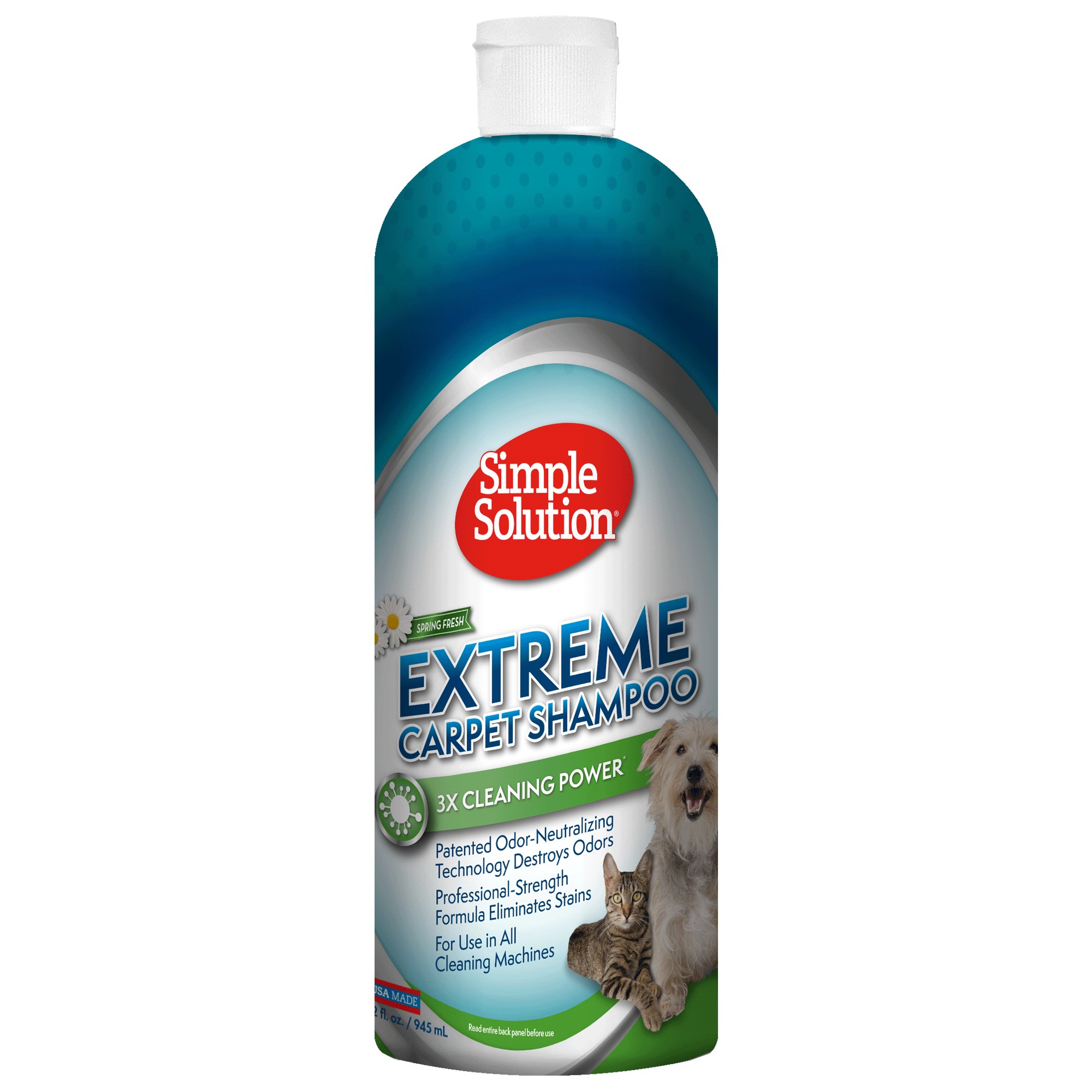 Simple Solution Carpet Shampoo шампунь для чистки ковров нейтрализующий запахи (945 мл)
Simple Solution Carpet Shampoo шампунь для чистки ковров нейтрализующий запахи (945 мл)