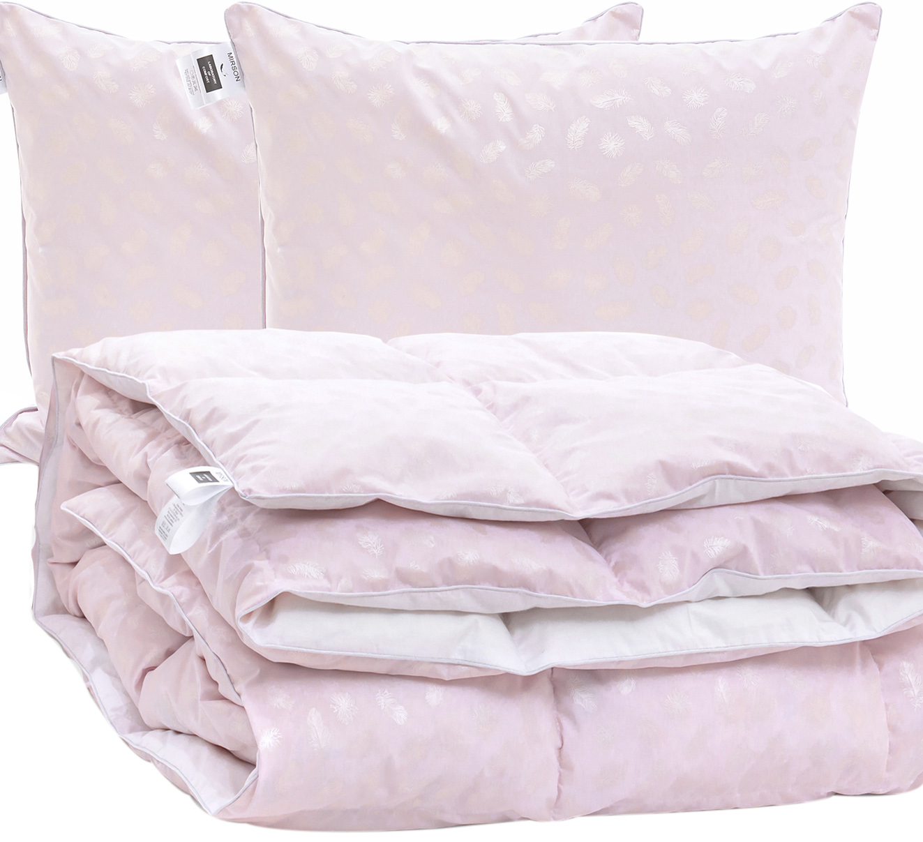 Набор пуховый MirSon №2205 Bio-Pink Зима 50% пух одеяло 155х215 + подушки 50х70 2 шт средние
Набор пуховый MirSon №2205 Bio-Pink Зима 50% пух одеяло 155х215 + подушки 50х70 2 шт средние