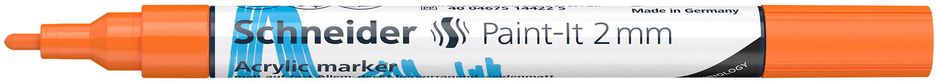 Маркер акриловый для декоративных и художественных работ Schneider Paint-it 310 2 мм оранжевый 1 шт (S120106) 
Маркер акриловый для декоративных и художественных работ Schneider Paint-it 310 2 мм оранжевый 1 шт (S120106)
