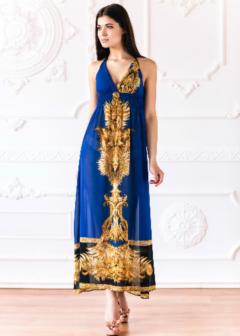 Сарафан Shajan Komilfo синий S 1112/1 
Сарафан Shajan Komilfo синий S 1112/1