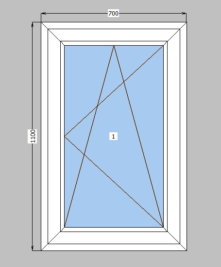 Окно металлопластиковое Koning 70 mm 1-створчатое поворотно-откидное, фурнитура Vorne, 700х1100 мм, белое
Окно металлопластиковое Koning 70 mm 1-створчатое поворотно-откидное, фурнитура Vorne, 700х1100 мм, белое