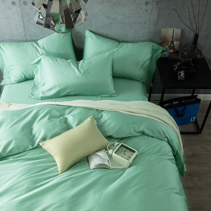 Комплект постельного белья Наша Швейка Бязь Мята однотонный Двуспальный 180х215 см 
Комплект постельного белья Наша Швейка Бязь Мята однотонный Двуспальный 180х215 см