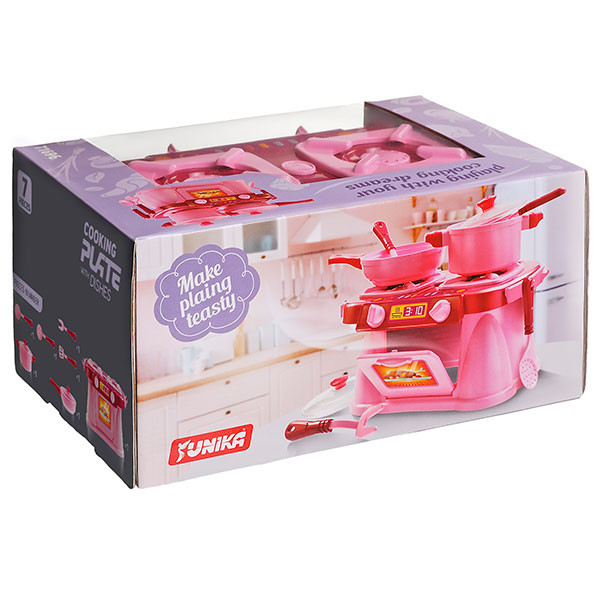 Игровой набор Кухонная плита "Cooking Plate with Dishes" Юника 7 предметов (71696)
Игровой набор Кухонная плита "Cooking Plate with Dishes" Юника 7 предметов (71696)
