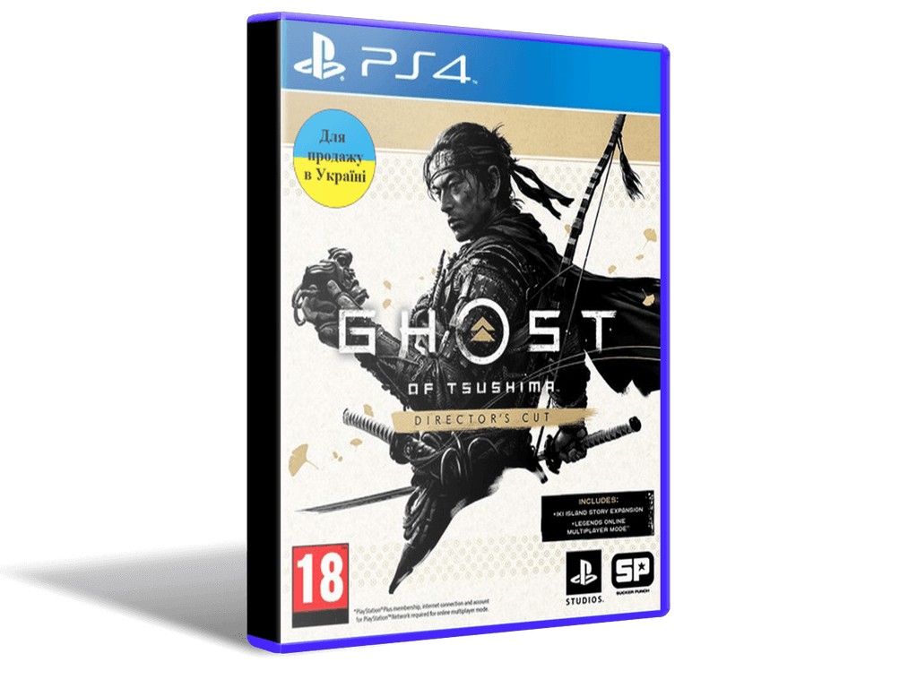 Игра Ghost of Tsushima Directors Cut (Призрак Цусимы Режиссёрская Версия) для PS4 (Blu-ray диск, Russian version)
Игра Ghost of Tsushima Directors Cut (Призрак Цусимы Режиссёрская Версия) для PS4 (Blu-ray диск, Russian version)