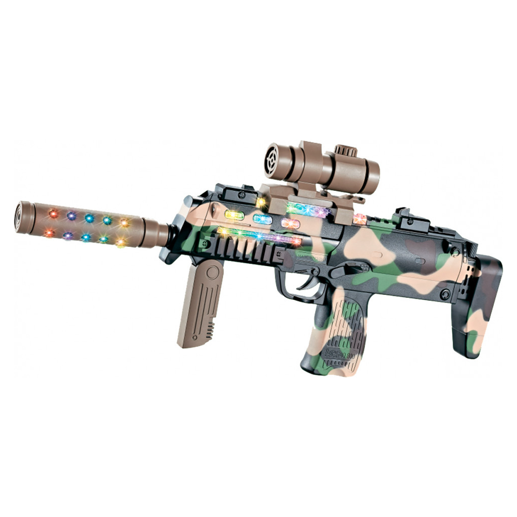 Игрушечное оружие ZIPP Toys Автомат свето-звуковой HK MP7 в наборе с очками, камуфляж/ко (810A)
Игрушечное оружие ZIPP Toys Автомат свето-звуковой HK MP7 в наборе с очками, камуфляж/ко (810A)