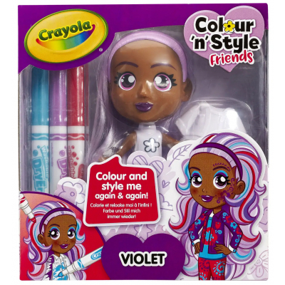 Набор для творчества Crayola Colour n Style Стильные девушки Виолетта (918939.005)
Набор для творчества Crayola Colour n Style Стильные девушки Виолетта (918939.005)
