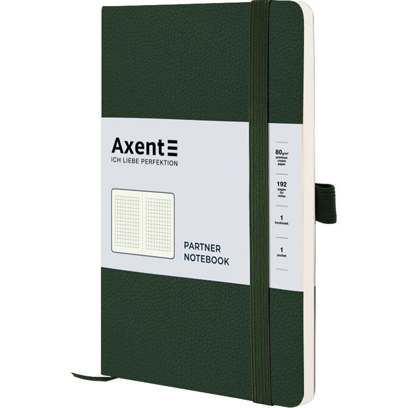 Книга записная Axent 8616-23-A Partner Soft Skin 12,5 х 19,5 см клетка 96 л Темно-зеленая (60469)
Книга записная Axent 8616-23-A Partner Soft Skin 12,5 х 19,5 см клетка 96 л Темно-зеленая (60469)