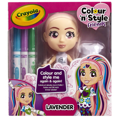Набор для творчества Crayola Colour n Style Стильные девушки Лаванда (918940.005)
Набор для творчества Crayola Colour n Style Стильные девушки Лаванда (918940.005)