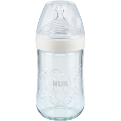 Бутылочка для кормления Nuk Nature Sense, с силиконовой соской, 260 мл, белый (3954102)
Бутылочка для кормления Nuk Nature Sense, с силиконовой соской, 260 мл, белый (3954102)