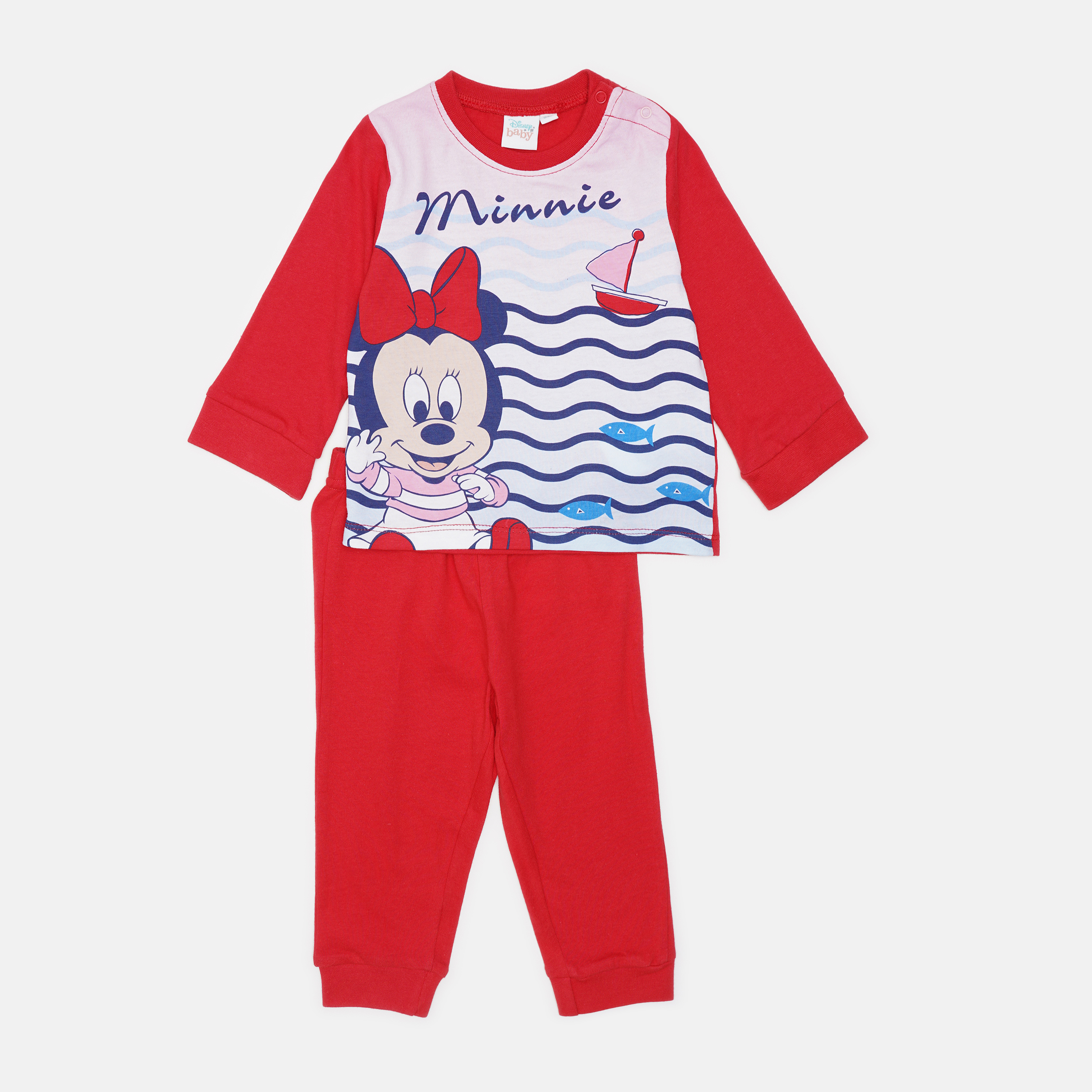 Пижама (футболка с длинными рукавами + штаны) Disney Minnie ET0309 81 см Красная (3609084227630)
Пижама (футболка с длинными рукавами + штаны) Disney Minnie ET0309 81 см Красная (3609084227630)
