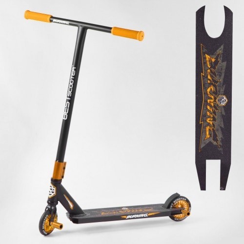 Самокат для трюков Best Scooter золото с черным HIC-система пеги колёса PU 110мм 95819
Самокат для трюков Best Scooter золото с черным HIC-система пеги колёса PU 110мм 95819