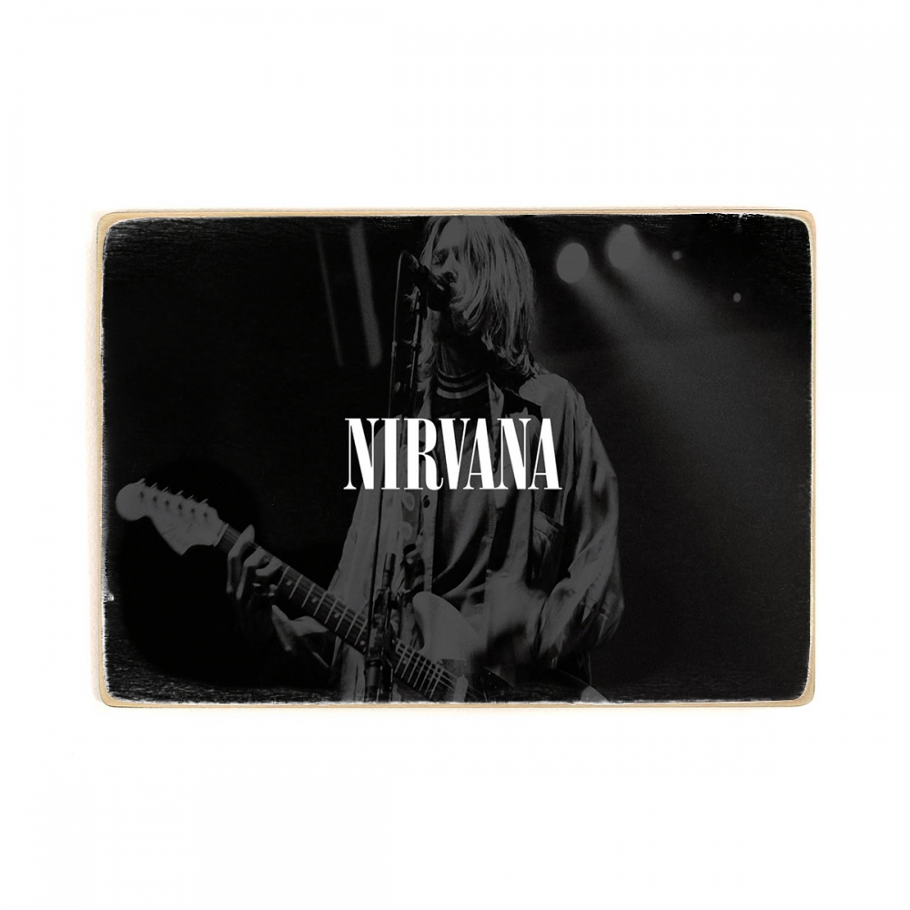 Деревянный постер Музыка Nirvana. Kurt cobain. Нирвана, Курт кобейн с гитарой, черный фон А1
Деревянный постер Музыка Nirvana. Kurt cobain. Нирвана, Курт кобейн с гитарой, черный фон А1
