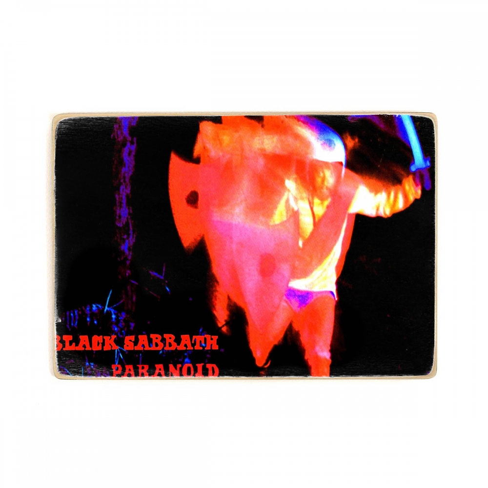 Деревянный постер Музыка Paranoid - альбом британской рок-группы Black Sabbath А1
Деревянный постер Музыка Paranoid - альбом британской рок-группы Black Sabbath А1