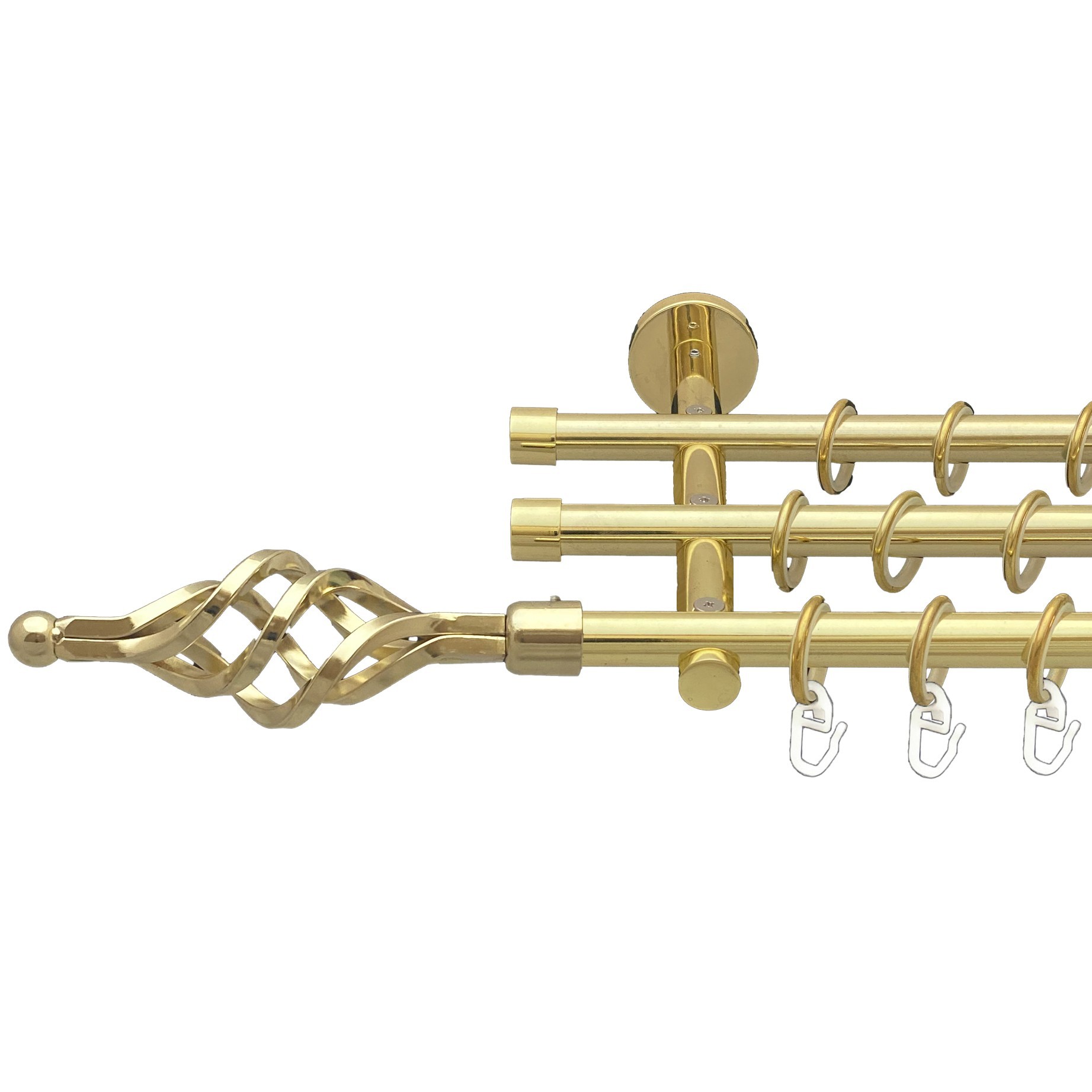 Карниз Orvit Ажур Мала металевий трирядний циліндр 20 см гладка труба кільце металеве Золото 16\16\16 мм 240 см (00-00014629)
Карниз Orvit Ажур Мала металевий трирядний циліндр 20 см гладка труба кільце металеве Золото 16\16\16 мм 240 см (00-00014629)