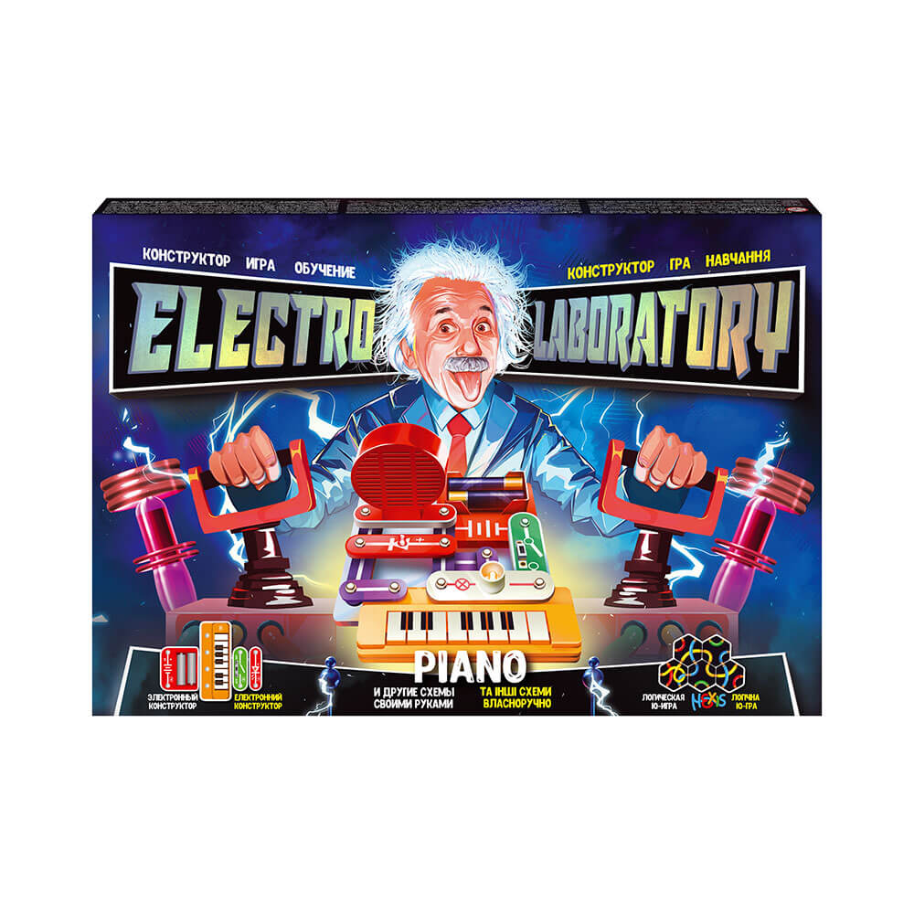 Электронный конструктор «Electro Laboratory. Piano» Danko Toys ELab-01-02 Danko Toys (ELab-01-02)
Электронный конструктор «Electro Laboratory. Piano» Danko Toys ELab-01-02 Danko Toys (ELab-01-02)