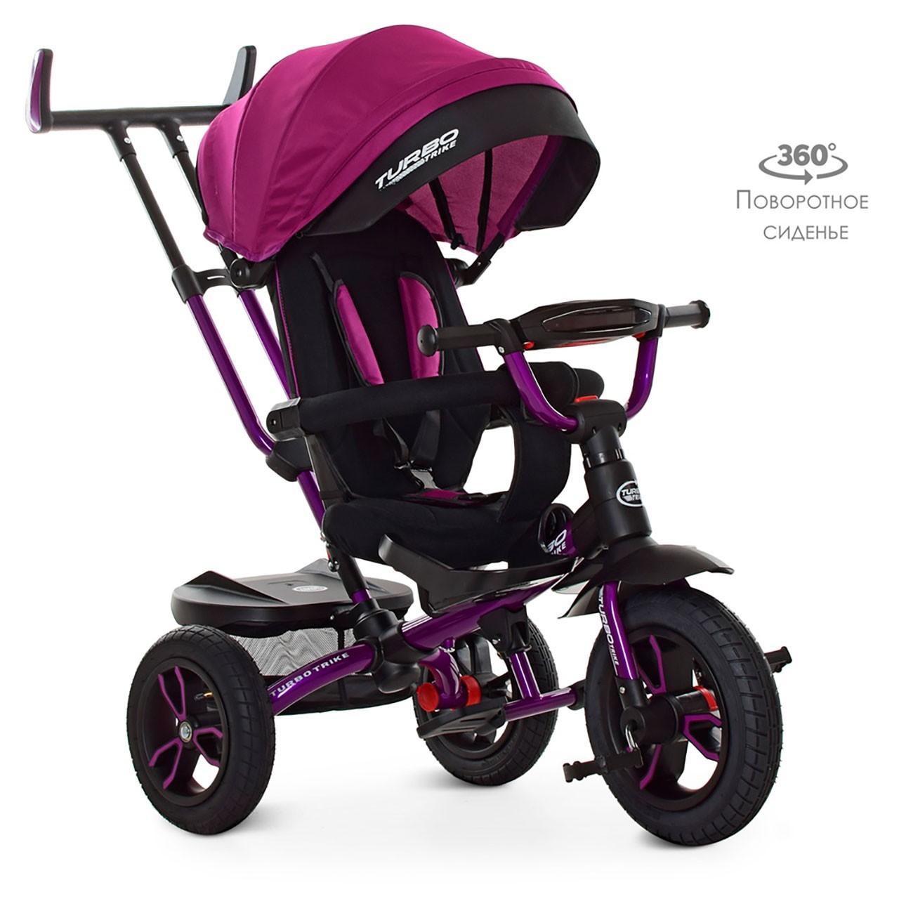 Велосипед-коляска TURBOTRIKE M 4058-8 поворотное сиденье, (свет / музыка / USB / Bluetooth) Фуксия
Велосипед-коляска TURBOTRIKE M 4058-8 поворотное сиденье, (свет / музыка / USB / Bluetooth) Фуксия