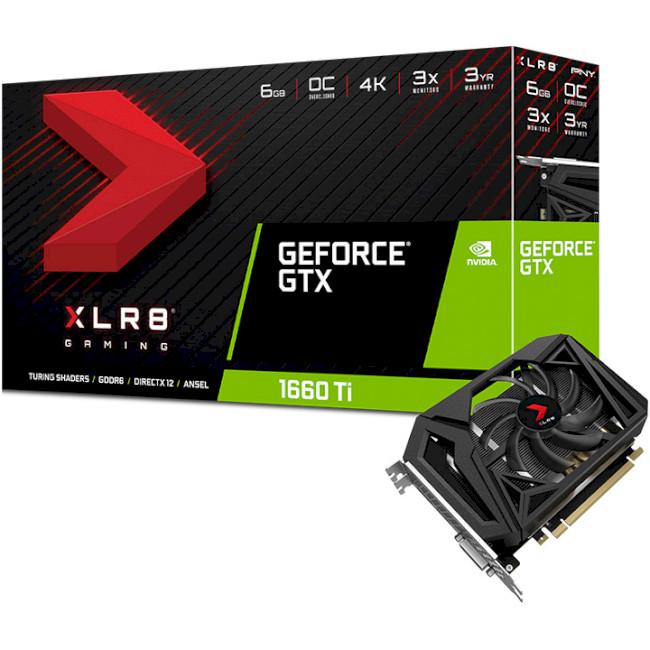 Видеокарта PNY GeForce GTX 1660 Ti XLR8 Gaming Overclocked Edition (VCG1660T6SFPPB)
Видеокарта PNY GeForce GTX 1660 Ti XLR8 Gaming Overclocked Edition (VCG1660T6SFPPB)