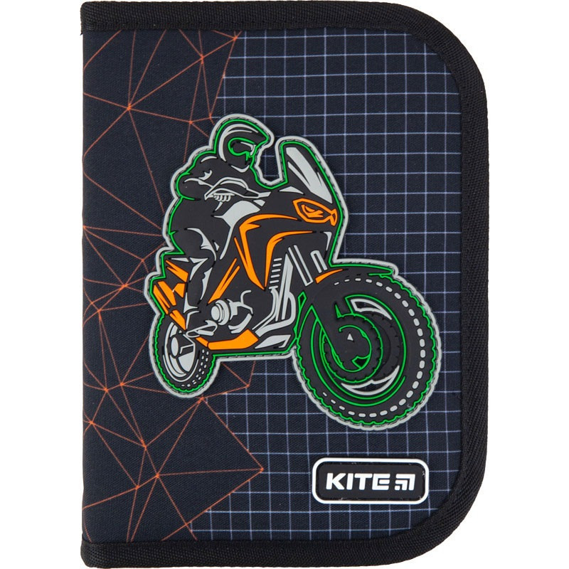 Пенал с наполнением 1 отделение, 2 отворота Kite Education Motocross K21-622H-2, 47830
Пенал с наполнением 1 отделение, 2 отворота Kite Education Motocross K21-622H-2, 47830