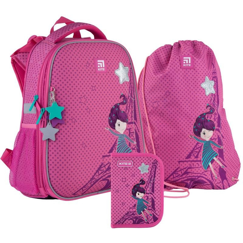 Рюкзак школьный каркасный с пеналом сумкой для обуви Kite French dreams SET_K21-531M-5, 48349
Рюкзак школьный каркасный с пеналом сумкой для обуви Kite French dreams SET_K21-531M-5, 48349