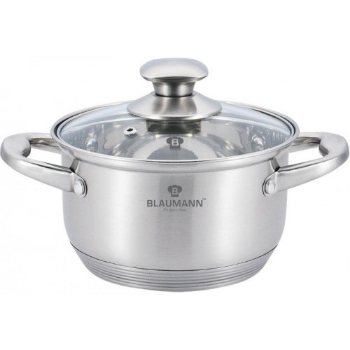 Кастрюля Blaumann Gourmet 6л Ø24х14.5см из нержавеющей стали со стеклянной крышкой
Кастрюля Blaumann Gourmet 6л Ø24х14.5см из нержавеющей стали со стеклянной крышкой