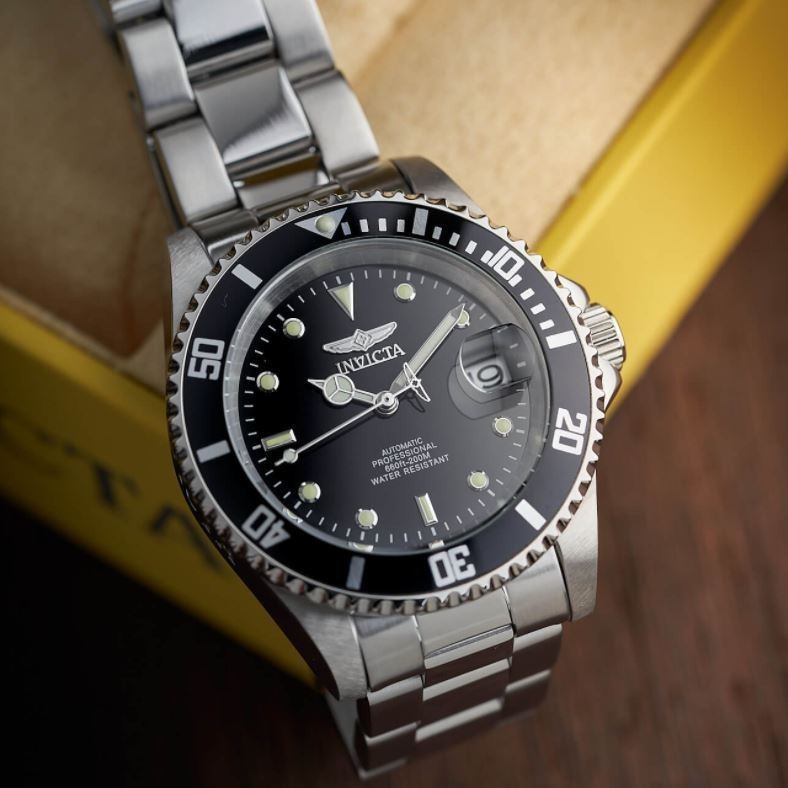 Американские мужские наручные часы Invicta Pro Diver (Про Дайвер) 26970 в стиле Rolex Submariner
Американские мужские наручные часы Invicta Pro Diver (Про Дайвер) 26970 в стиле Rolex Submariner