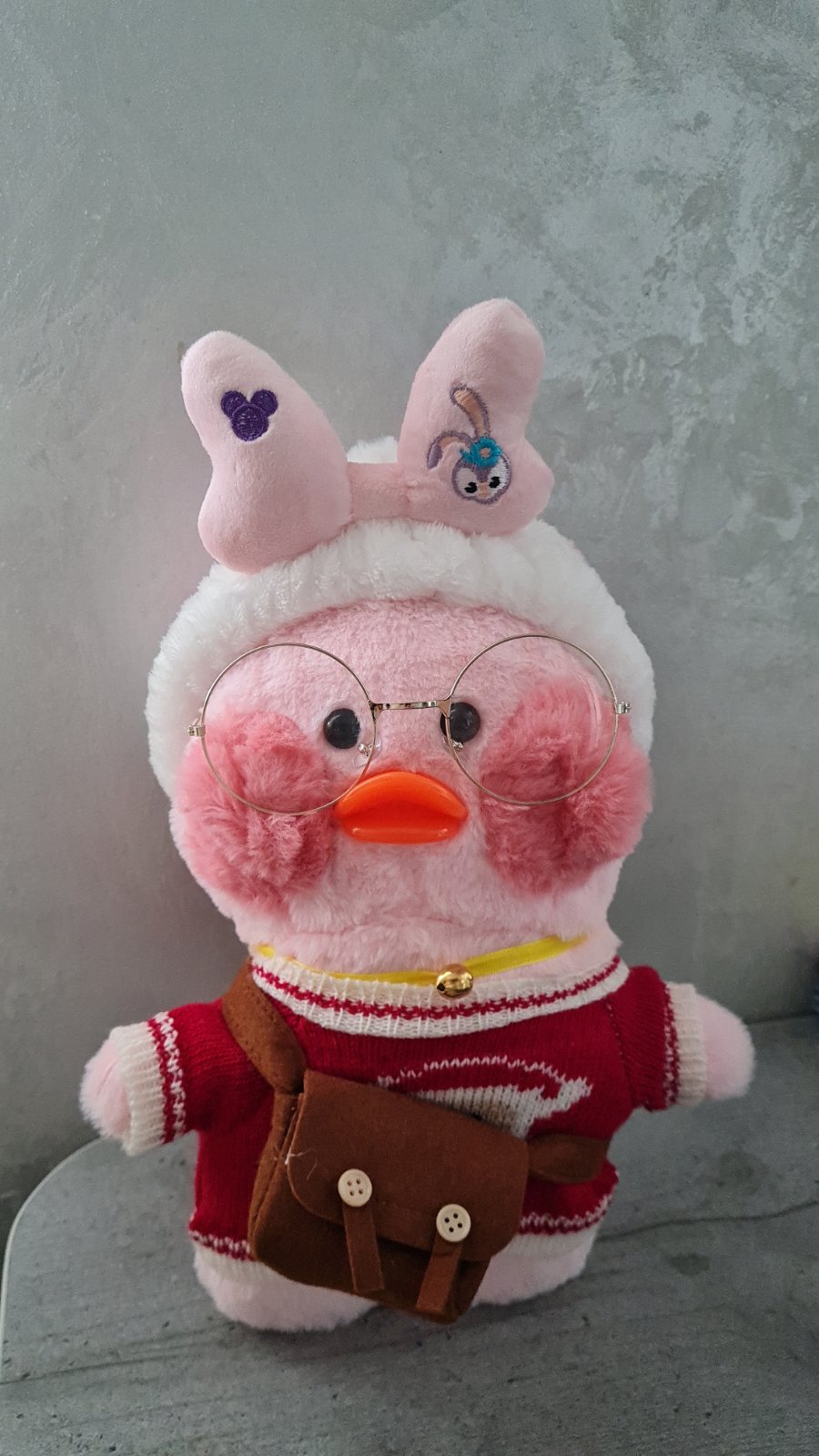 Мягкая игрушка Плюшевая Лалафанфан Уточка Lalafanfan Duck в одежде 30 см белый розовый красный
Мягкая игрушка Плюшевая Лалафанфан Уточка Lalafanfan Duck в одежде 30 см белый розовый красный