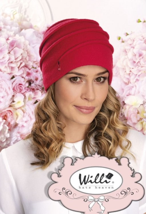 Красивая присобранная шапочка "Манила" - 001 красный
Красивая присобранная шапочка "Манила" - 001 красный