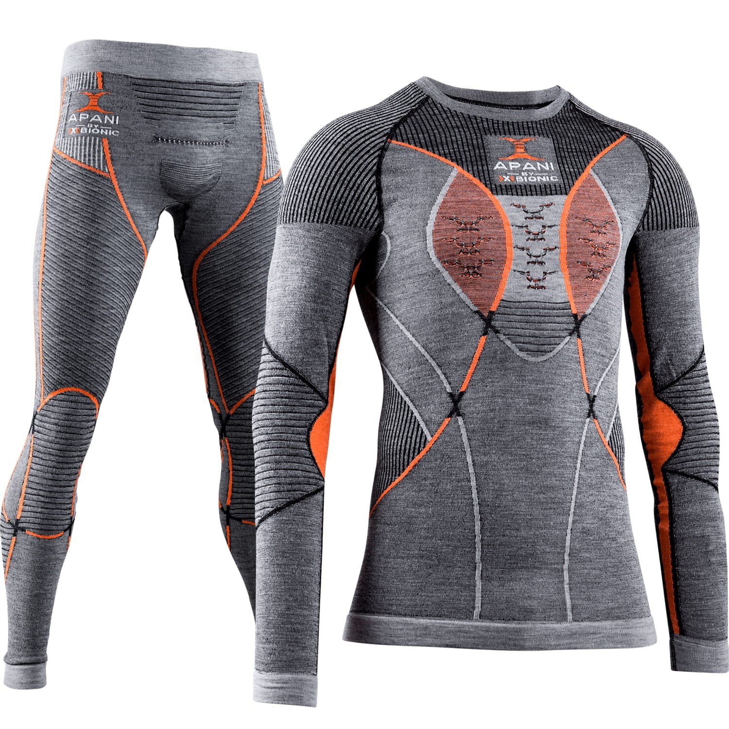Мужской комплект термобелья X-BIONIC Apani Merino 4.0 RA-AP-WT06(WP05)W19M Grey/Orange, Мужской комплект термобелья X-BIONIC Apani Merino 4.0 RA-AP-WT06(WP05)W19M XL Grey/Orange
Мужской комплект термобелья X-BIONIC Apani Merino 4.0 RA-AP-WT06(WP05)W19M Grey/Orange, Мужской комплект термобелья X-BIONIC Apani Merino 4.0 RA-AP-WT06(WP05)W19M XL Grey/Orange