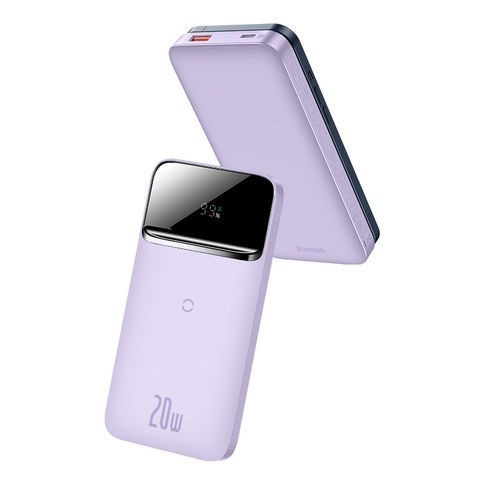 Павербанк Baseus Quick Charge 10000mAh 20W с быстрой беспроводной зарядкой для Android/iOS Purple
Павербанк Baseus Quick Charge 10000mAh 20W с быстрой беспроводной зарядкой для Android/iOS Purple