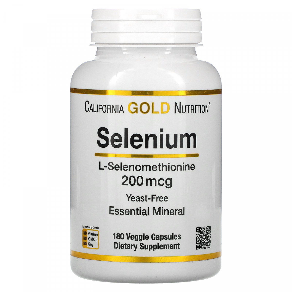 Селен без дрожжей California Gold Nutrition (Selenium Yeast-Free) 200 мкг 180 вегетариансих капсул
Селен без дрожжей California Gold Nutrition (Selenium Yeast-Free) 200 мкг 180 вегетариансих капсул