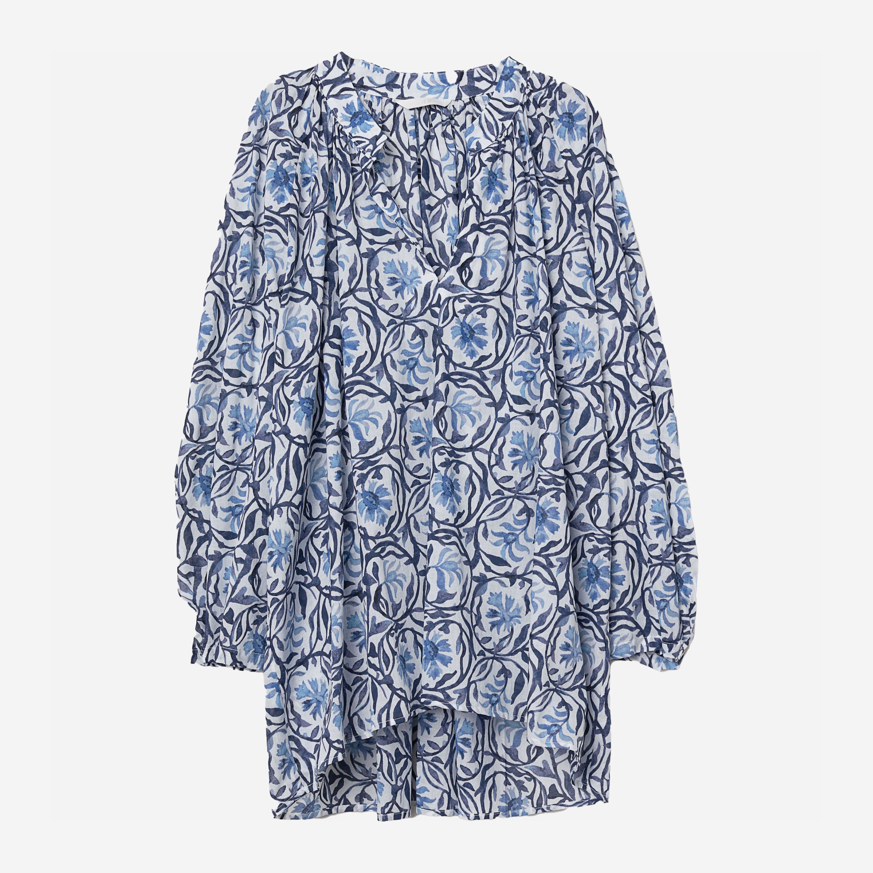 Туника H&M XAZ134921NBMN Белая с синим, Туника H&M XAZ134921NBMN 42 Белая с синим
Туника H&M XAZ134921NBMN Белая с синим, Туника H&M XAZ134921NBMN 42 Белая с синим