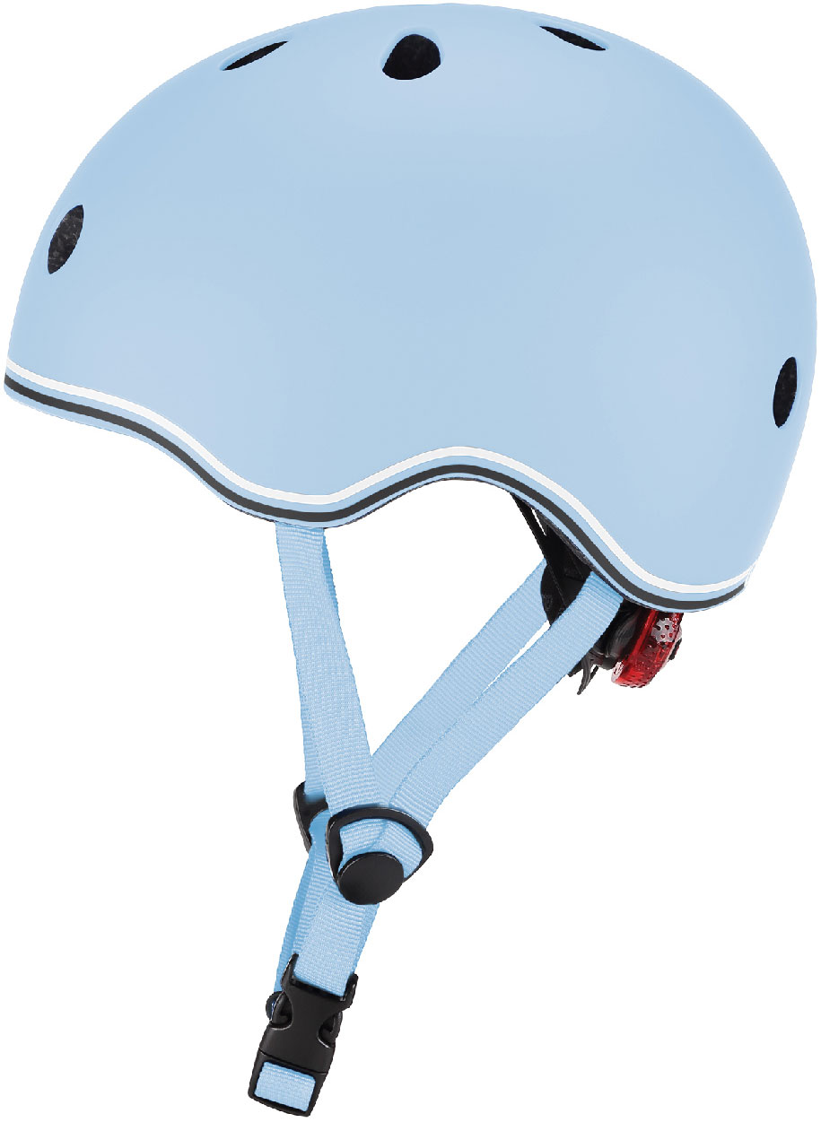 Шлем защитный детский Globber Evo Lights с фонариком 45-51 см Пастельный синий (506-200)
Шлем защитный детский Globber Evo Lights с фонариком 45-51 см Пастельный синий (506-200)