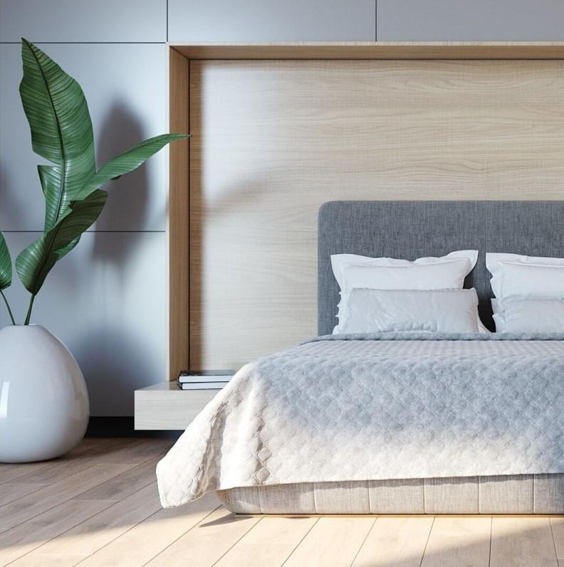 Покрывало двуспальное ТЕП Velure Ромб прямой 4-00516-21762 180х240 см светло-серое