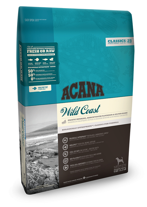 Сухой корм для собак Acana (Акана) Wild Coast для всех пород и возрастов с рыбой 17 кг
Сухой корм для собак Acana (Акана) Wild Coast для всех пород и возрастов с рыбой 17 кг