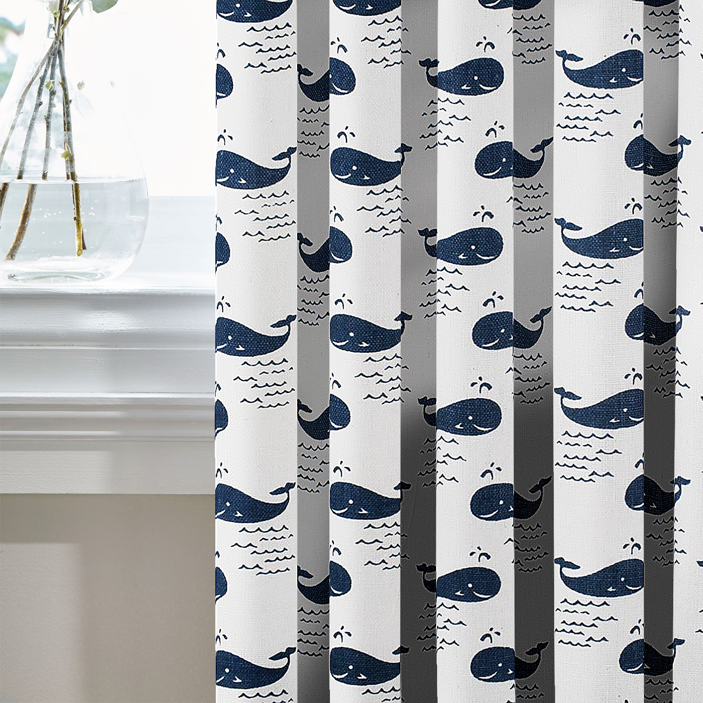 Шторы Декоративные Лён/Хлопок MacroHorizon Синие киты, 270*140 см (2 шт.) 
Шторы Декоративные Лён/Хлопок MacroHorizon Синие киты, 270*140 см (2 шт.)