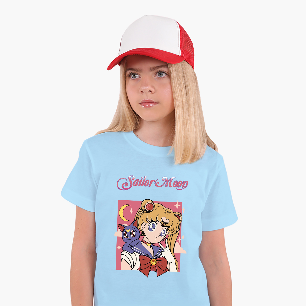 Детская футболка для девочек Сейлор Мун (Sailor Moon) (25186-2659-35) 146-152 см Хлопок Голубой
Детская футболка для девочек Сейлор Мун (Sailor Moon) (25186-2659-35) 146-152 см Хлопок Голубой