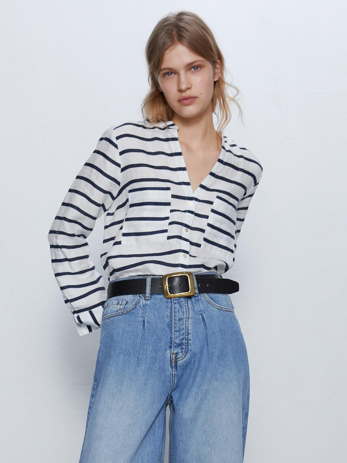 Блузка Zara 2157-022-043 Белая с синим, Блузка Zara 2157-022-043 S Белая с синим
Блузка Zara 2157-022-043 Белая с синим, Блузка Zara 2157-022-043 S Белая с синим