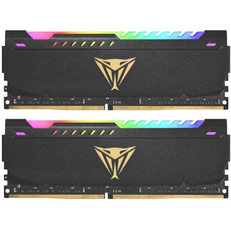 Модуль памяти для компьютера DDR4 16GB (2x8GB) 3600 MHz Viper Steel RGB Black Patriot (PVSR416G360C0K)
Модуль памяти для компьютера DDR4 16GB (2x8GB) 3600 MHz Viper Steel RGB Black Patriot (PVSR416G360C0K)