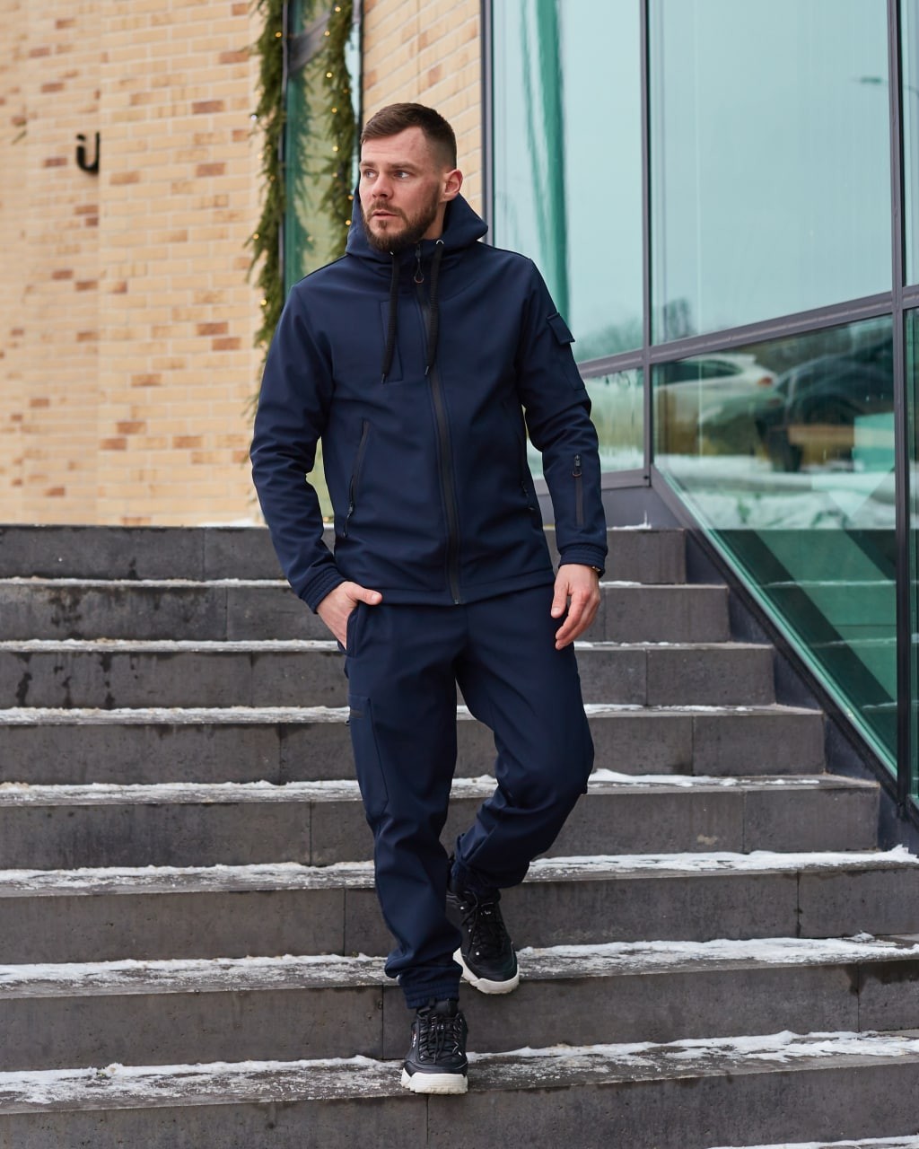Мужской спортивный костюм теплый Softshell куртка и штаны ветро-влагозащита XXL Синий
Мужской спортивный костюм теплый Softshell куртка и штаны ветро-влагозащита XXL Синий