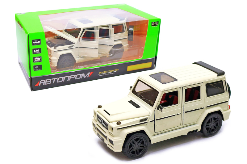 Металлическая машинка Mercedes-benz G65 Brabus Мерседес Гелендваген Брабус, 1:24, Автопром, 7688MW
Металлическая машинка Mercedes-benz G65 Brabus Мерседес Гелендваген Брабус, 1:24, Автопром, 7688MW