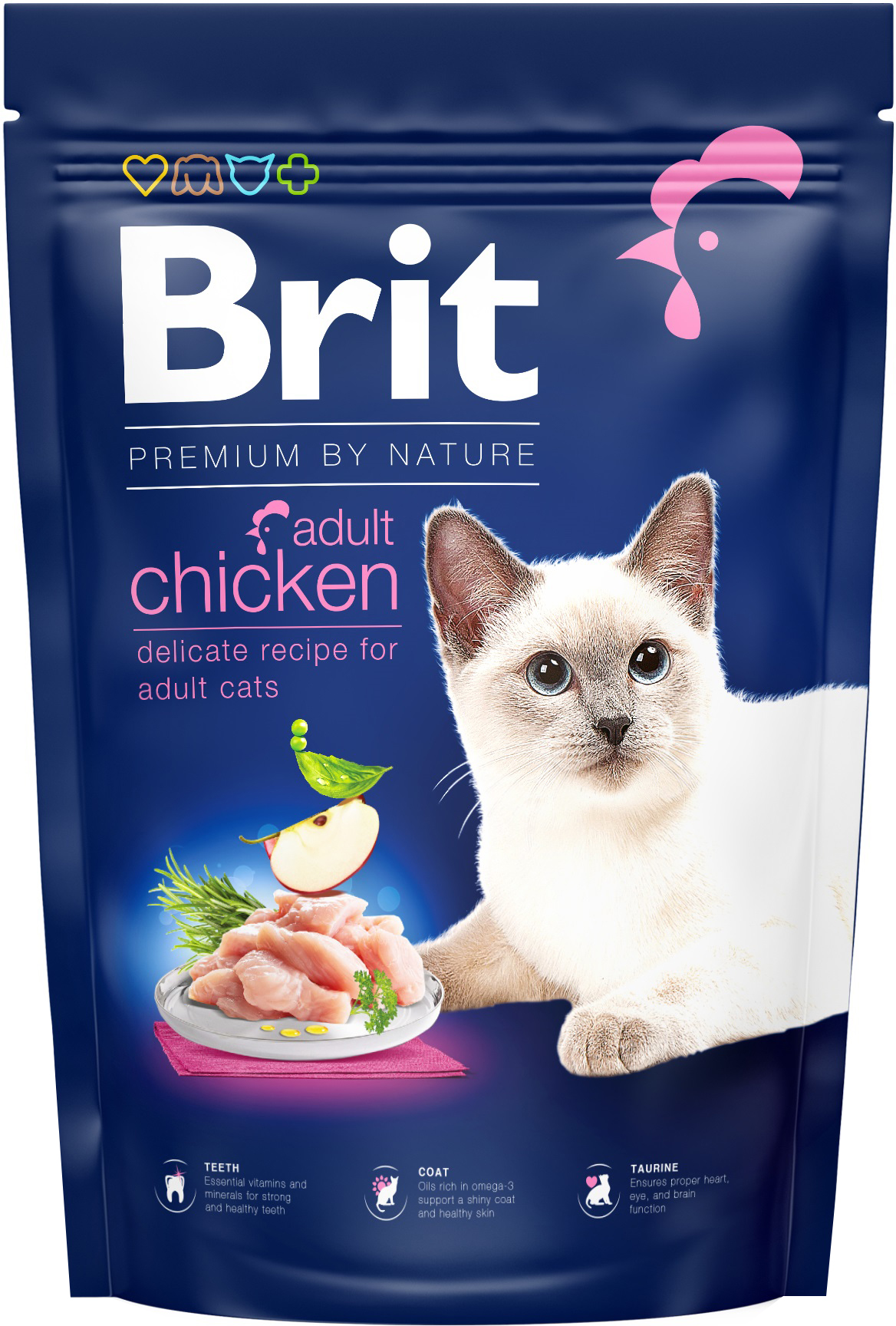 Сухой корм для кошек Brit Premium by Nature Cat Adult Chicken с курицей 1.5 кг
Сухой корм для кошек Brit Premium by Nature Cat Adult Chicken с курицей 1.5 кг