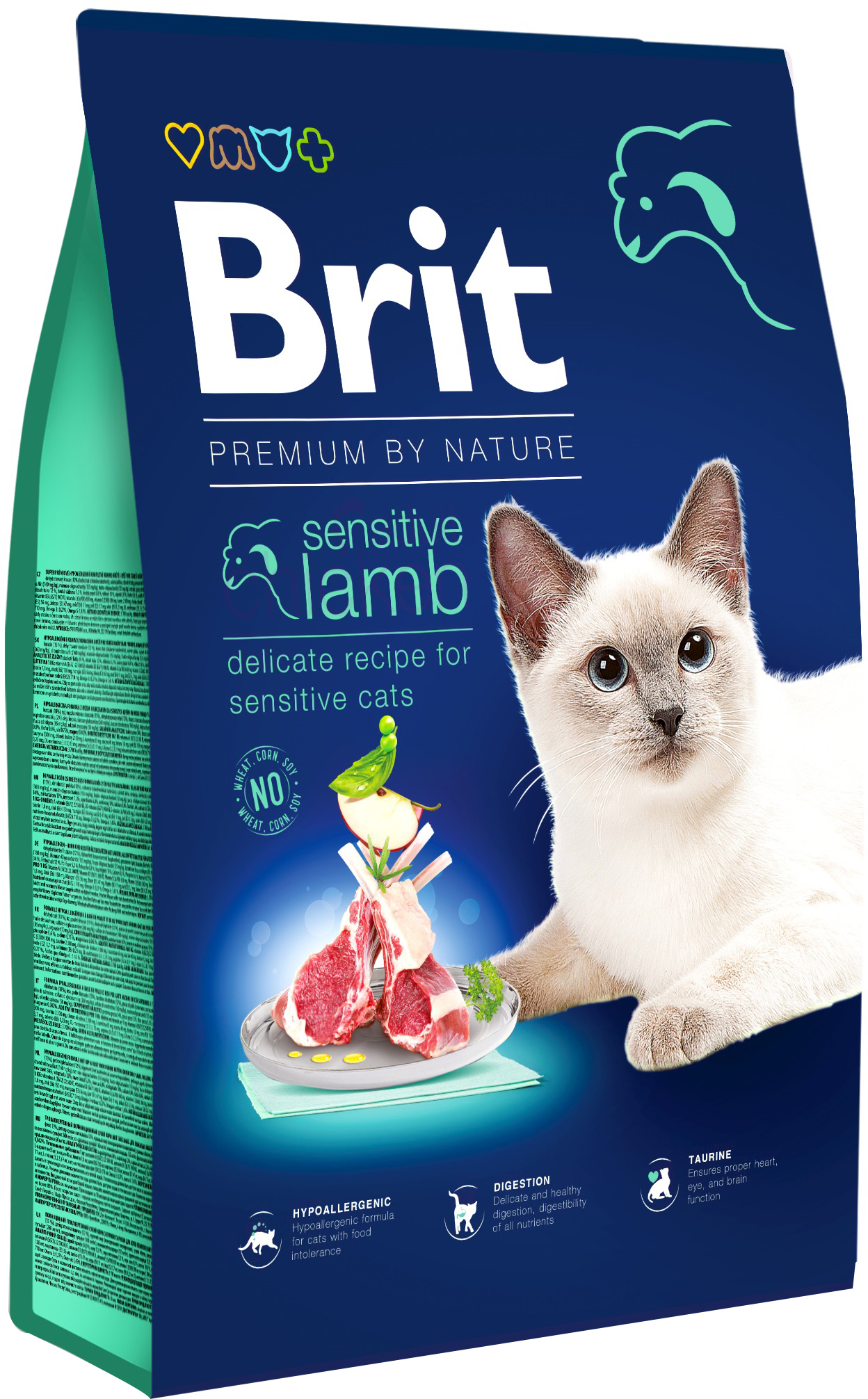 Сухой корм для кошек с чувствительным пищеварением Brit Premium by Nature Cat Sensitive с ягненком 8 кг
Сухой корм для кошек с чувствительным пищеварением Brit Premium by Nature Cat Sensitive с ягненком 8 кг