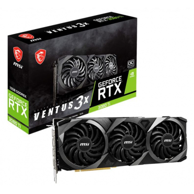 Відеокарта MSI GeForce RTX3080Ti 12Gb VENTUS 3X OC (RTX 3080 Ti VENTUS 3X 12G OC)
Відеокарта MSI GeForce RTX3080Ti 12Gb VENTUS 3X OC (RTX 3080 Ti VENTUS 3X 12G OC)