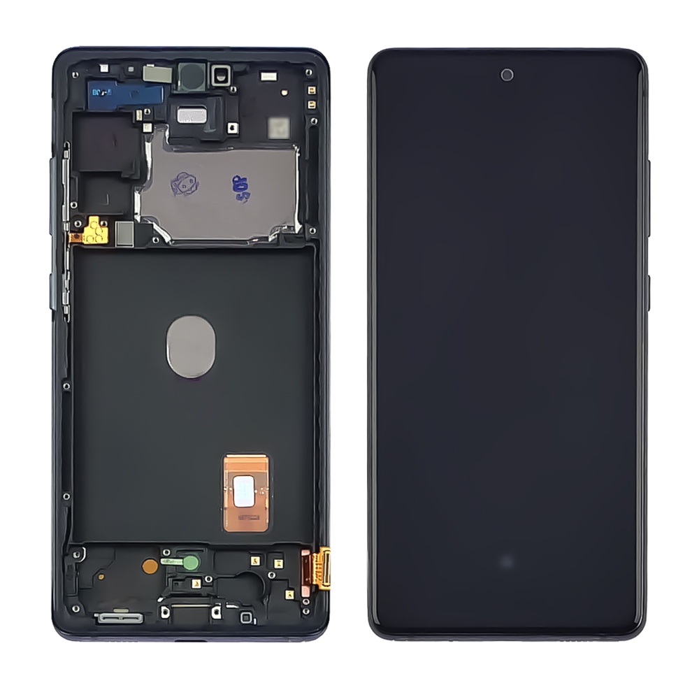 Дисплей для Samsung G780 Galaxy S20 с чёрным тачскрином и чёрной корпусной рамкой OLED
Дисплей для Samsung G780 Galaxy S20 с чёрным тачскрином и чёрной корпусной рамкой OLED