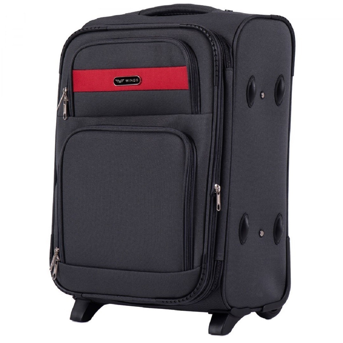 Чемодан тканевый WINGS 1605 малый серый 2 колеса Vt00244 
Чемодан тканевый WINGS 1605 малый серый 2 колеса Vt00244