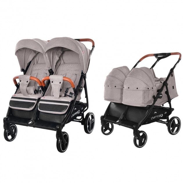 Коляска прогулочная CARRELLO Connect CRL-5502/1 Cotton Beige для двойни, c переноской +дождевик
Коляска прогулочная CARRELLO Connect CRL-5502/1 Cotton Beige для двойни, c переноской +дождевик