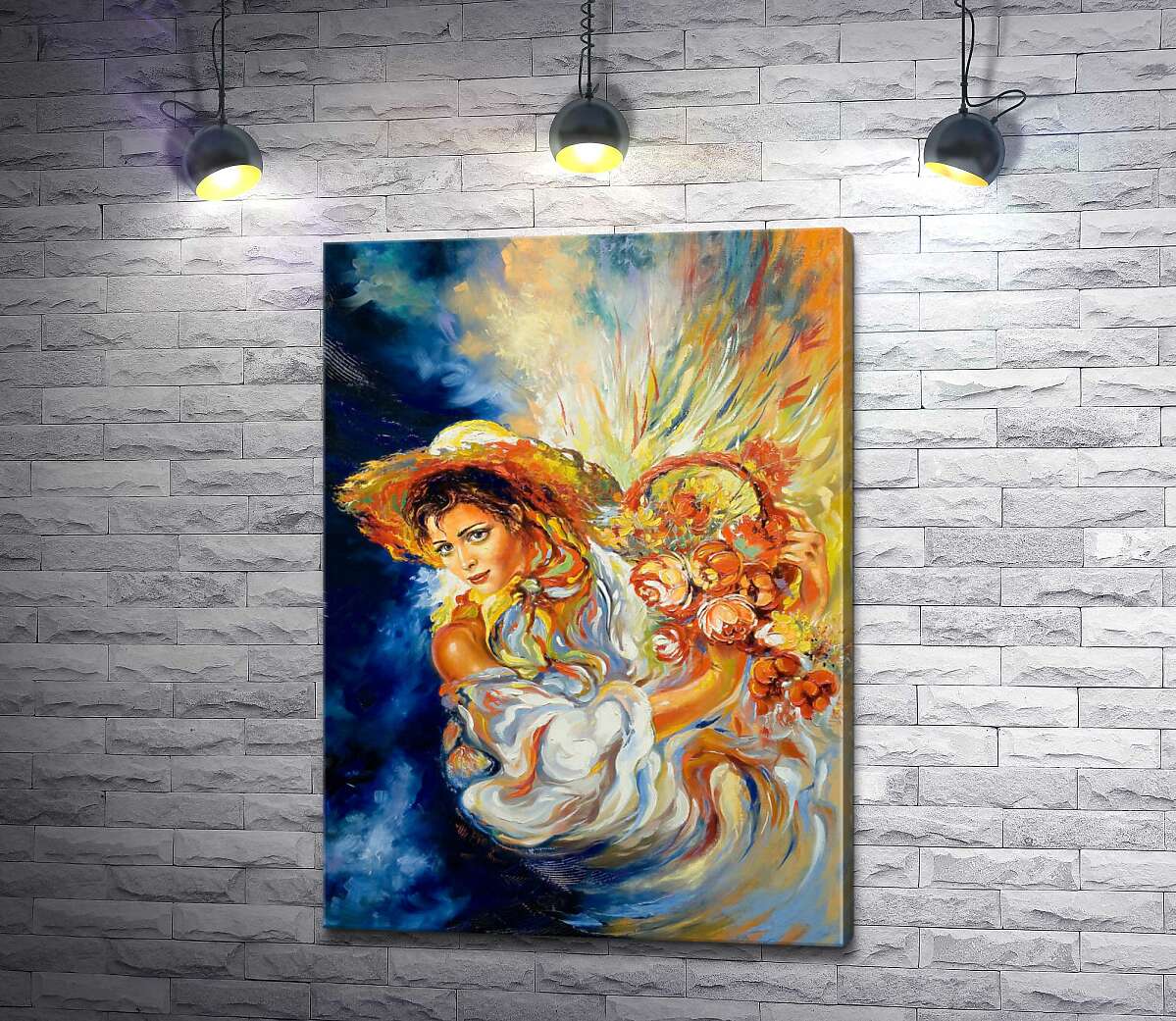 Картина ArtPoster Девушка в соломенной шляпе держит в руках корзину с цветами 130x182 см Модуль №1
Картина ArtPoster Девушка в соломенной шляпе держит в руках корзину с цветами 130x182 см Модуль №1