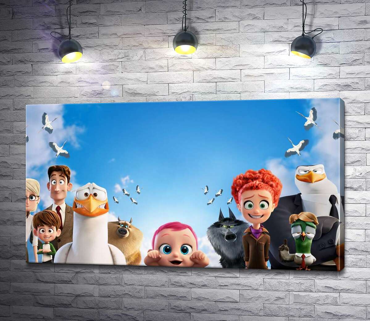 Картина ArtPoster Веселый постер с персонажами мультфильма "Аисты" 100x56 см Модуль №1
Картина ArtPoster Веселый постер с персонажами мультфильма "Аисты" 100x56 см Модуль №1
